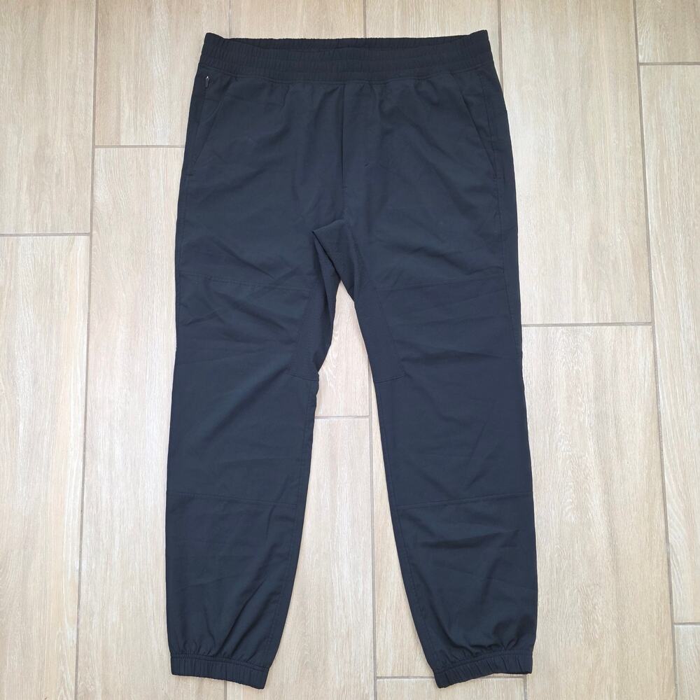 Abercrombie YPB motionTEK Jogger Pants Mens XL Black Stretch Athletic Active